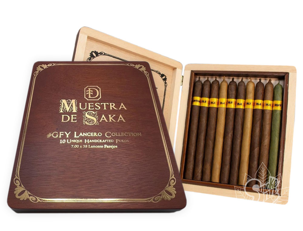 Muestra de Saka #GFY Lancero Collection by Dunbarton Tobacco & Trust