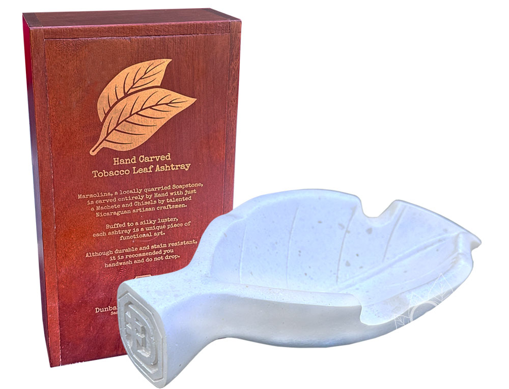 Dunbarton Hand Carved Stone Tobacco Leaf - SClaus24