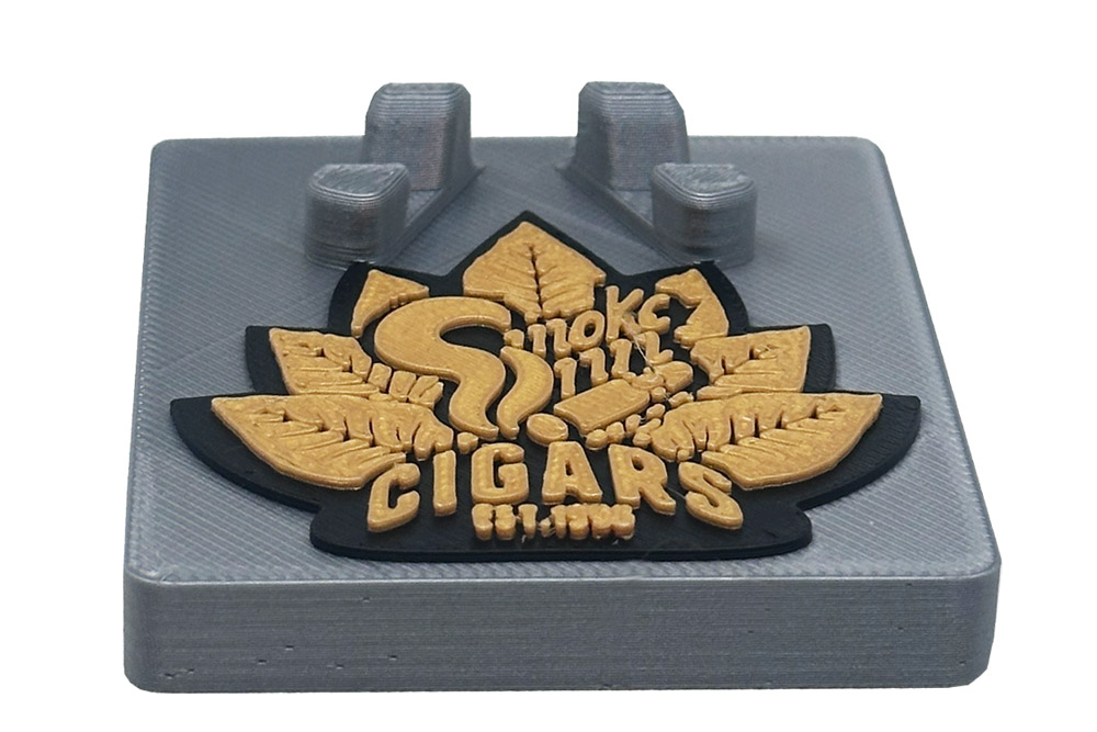 Smoke Inn Challenge Coin Holder - Grey