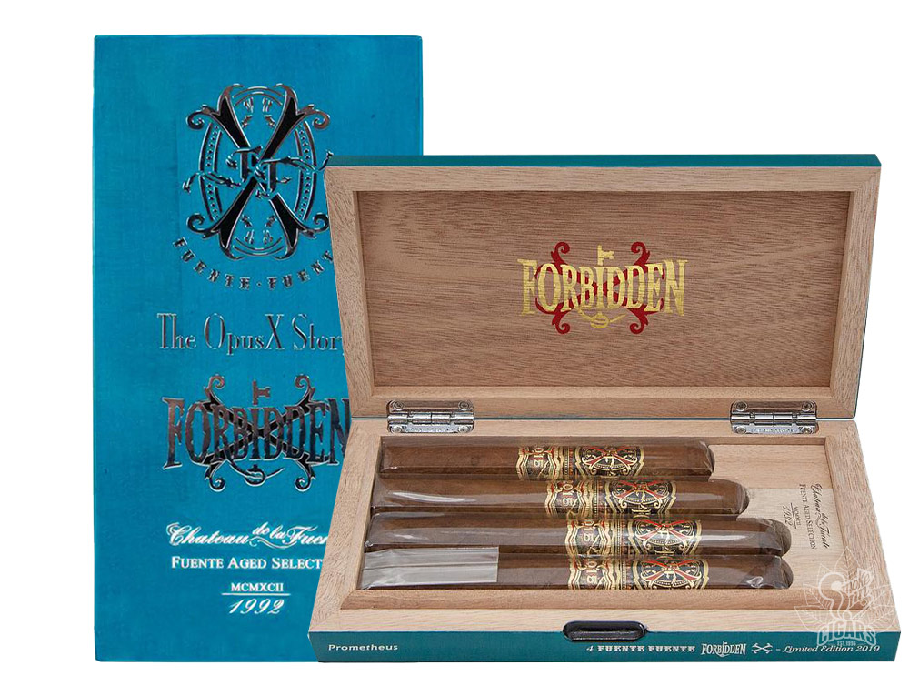 The Opus X Story Blue Travel Humidor