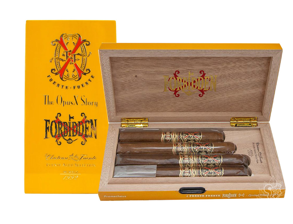 The Opus X Story Yellow Travel Humidor