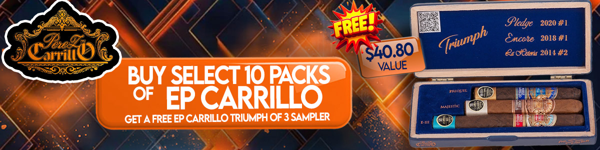 FREE E. P. Carrillo Triumph of 3 Sampler